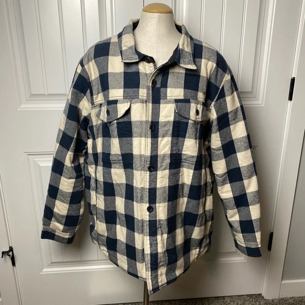 🌸Spring Sale 50% Off🌸 American Eagle 🦅 Flannel Jacket - Picture 1 of 4